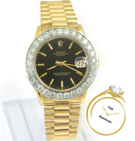 rolex datejust 31mm stahl gold|Rolex 31mm Datejust diamond bezel.